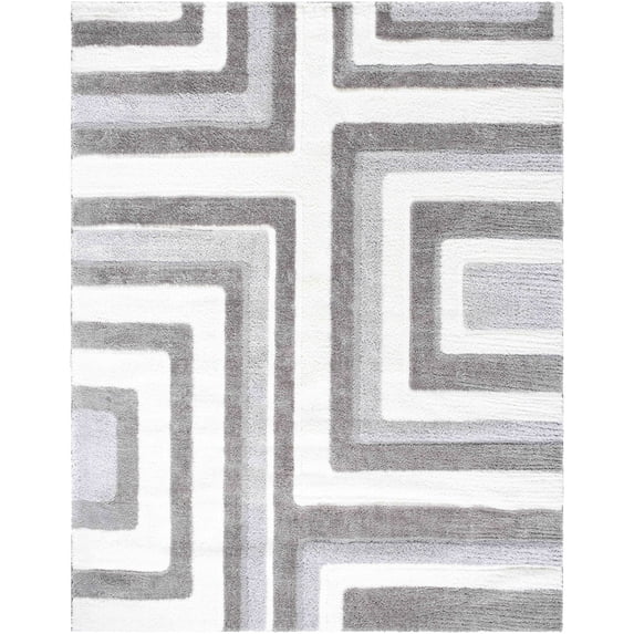 Mark&Day Area Rugs, 8x10 Letrice Modern Cream Area Rug, Cream White Carpet for Living Room, Bedroom or Kitchen (7'10" x 10')