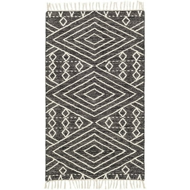 Mark&Day Area Rugs, 8x10 Marlow Global Black Area Rug (8' x 10')