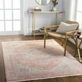 thumbnail image 1 of Mark&Day Area Rugs, 8x10 Millia Traditional Coral Area Rug, Pink Beige Blue Carpet for Living Room, Bedroom or Kitchen (7'10" x 10'), 1 of 5
