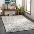 thumbnail image 1 of Mark&Day Area Rugs, 8x10 Oostwoud Global Khaki Area Rug, White Grey Carpet for Living Room, Bedroom or Kitchen (7'10" x 10'), 1 of 7
