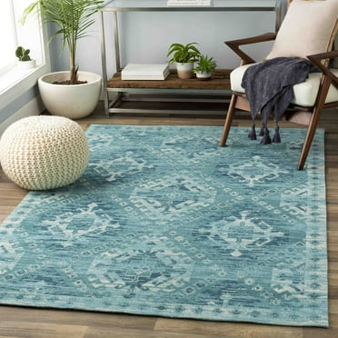 Mark&Day Area Rugs, 8x10 Pistoia Traditional Aqua Area Rug (8' x 10')