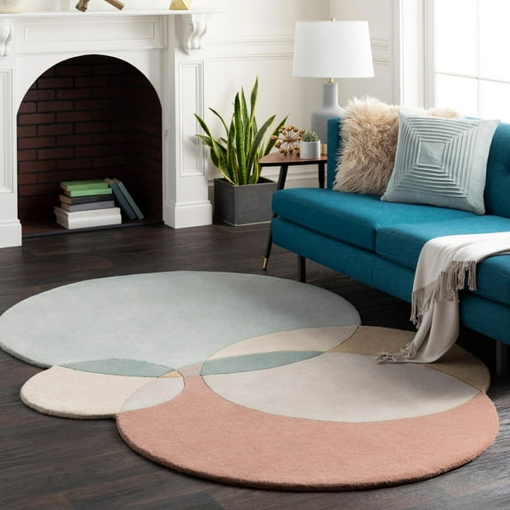 Mark&Day Wool Rugs, 8x10 Quiterie Modern Sage Area Rug, Grey Cream Carpet for Living Room, Bedroom or Kitchen (8' x 10')