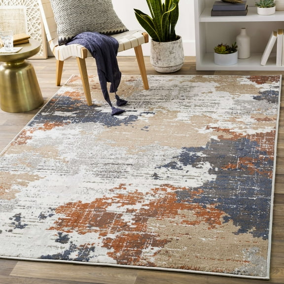 Mark&Day Area Rugs, 8x10 Rugby Modern Terracotta Area Rug (7'10" x 10'2")
