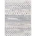 thumbnail image 1 of Mark&Day Area Rugs, 8x10 Ruinen Global Dark Blue/White Area Rug, White Dark Blue Carpet for Living Room, Bedroom or Kitchen (7'10" x 10'), 1 of 8