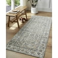 thumbnail image 1 of Mark&Day Area Rugs, 8x10 Stepfon Traditional Medium Gray Area Rug, Medium Gray Off-White Ice Blue Carpet for Living Room, Bedroom or Kitchen (7'10" x 10'2"), 1 of 4