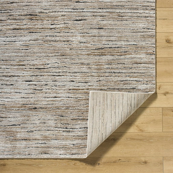 Mark&Day Area Rugs, 8x10 Tertia Modern Brown/Ivory Area Rug, Beige Ivory Black Carpet for Living Room, Bedroom or Kitchen (7'10" x 10')