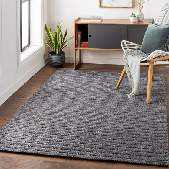 Mark&Day Area Rugs, 8x10 Vertou Modern Charcoal Area Rug (8' x 10')