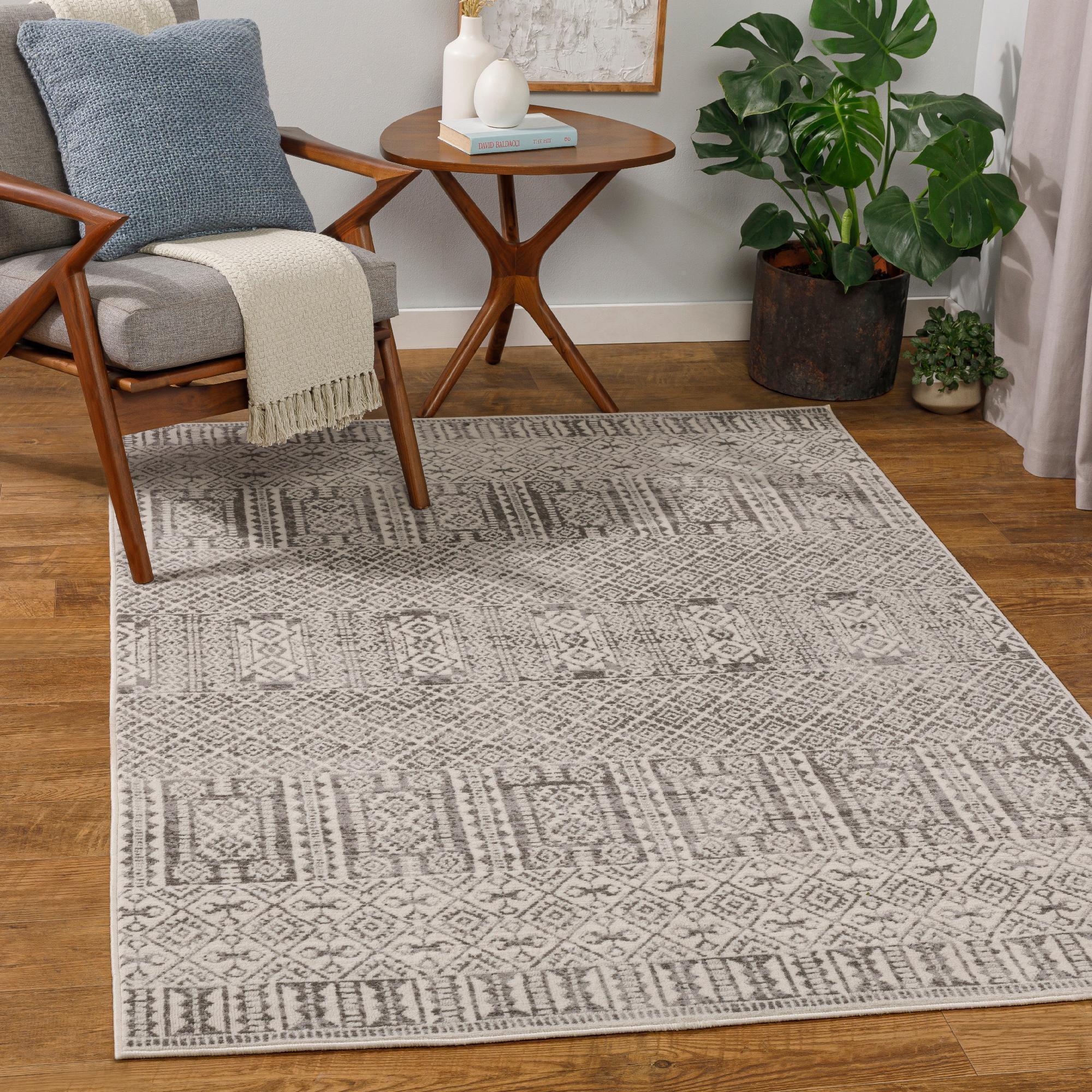 Mark&Day Area Rugs, 8x10 Whitewater Global Taupe Area Rug (7'10