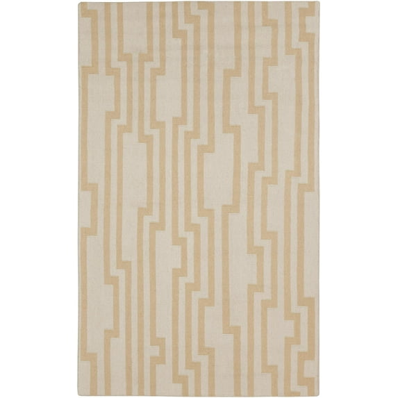 Mark&Day Wool Rugs, 8x11 Maplesville Modern Tan Area Rug, Green Brown Carpet for Living Room, Bedroom or Kitchen (8' x 11')