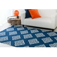 thumbnail image 1 of Mark&Day Wool Rugs, 8x11 Sellingen Modern Blue Area Rug, Blue Ivory Carpet for Living Room, Bedroom or Kitchen (8' x 11'), 1 of 4