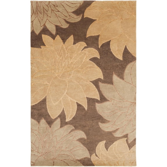 Mark&Day Wool Rugs, 8x11 Stork Modern Light Brown Area Rug, Brown Carpet for Living Room, Bedroom or Kitchen (8' x 11')