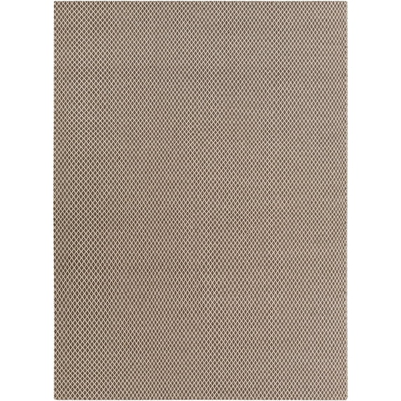 Mark&Day Wool Rugs, 8x11 Tranise Cottage Dark Brown Area Rug, Brown Ivory Carpet for Living Room, Bedroom or Kitchen (8' x 11')