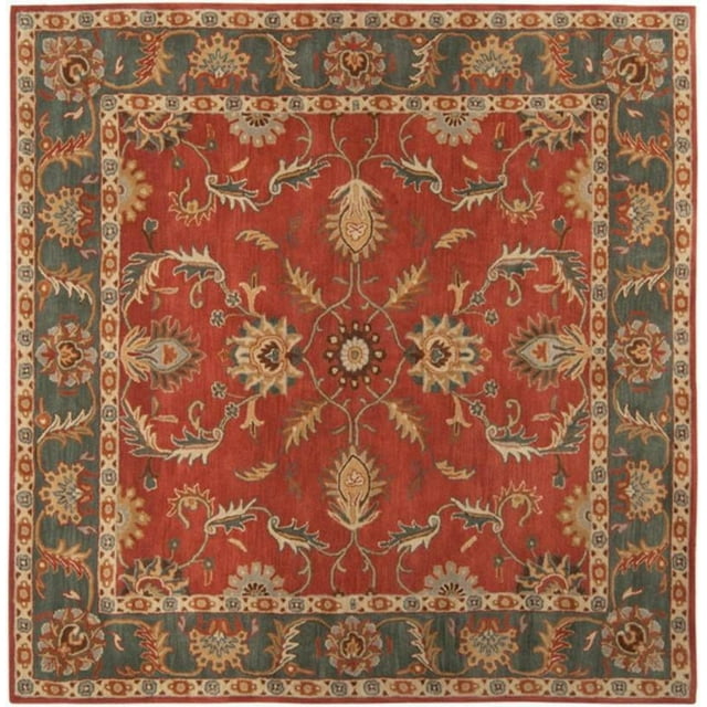 Mark&Day Area Rugs, 8x8 Daysland Traditional Rust Square Area Rug (8' Square)