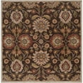 thumbnail image 1 of Mark&Day Wool Rugs, 8x8 Eckville Traditional Dark Brown Square Area Rug, Brown Beige Carpet for Living Room, Bedroom or Kitchen (8' Square), 1 of 9