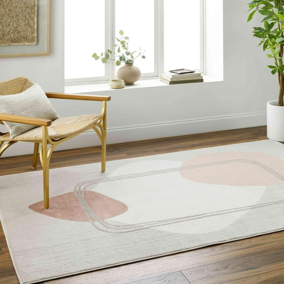 Mark&Day Area Rugs, 8x9 Joselin Traditional Rust/Tan Area Rug, Red Grey Brown Carpet for Living Room, Bedroom or Kitchen (7'10" x 9'6")