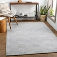 thumbnail image 1 of Mark&Day Wool Rugs, 9x12 Balleman Modern Charcoal Checkered Rug, Grey Blue Carpet for Living Room, Bedroom or Kitchen (8'10" x 12'), 1 of 7