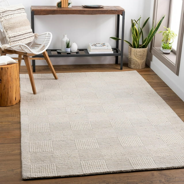 Mark&Day Area Rugs, 9x12 Balleman Modern Cream Area Rug (8'10" x 12')