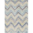 thumbnail image 1 of Mark&Day Area Rugs, 9x12 Baytona Modern Dark Blue Area Rug, White Dark Blue Carpet for Living Room, Bedroom or Kitchen (9' x 12'6"), 1 of 6