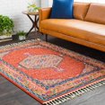 thumbnail image 1 of Mark&Day Area Rugs, 9x12 Brenna Traditional Brick Area Rug, Red Blue Purple Carpet for Living Room, Bedroom or Kitchen (9' x 12'2"), 1 of 2