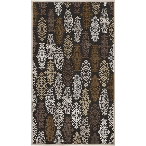 Mark&Day Area Rugs, 9x12 Creola Modern Coffee Area Rug, Brown Beige Carpet for Living Room, Bedroom or Kitchen (8'8" x 12')