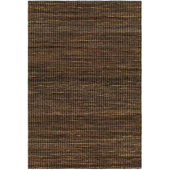 Mark&Day Wool Rugs, 9x12 Denmark Modern Dark Brown Area Rug, Black Tan Carpet for Living Room, Bedroom or Kitchen (9' x 12')