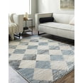 thumbnail image 1 of Mark&Day Area Rugs, 9x12 Eligio Modern Blue Area Rug, Blue Ivory Beige Carpet for Living Room, Bedroom or Kitchen (9'2" x 12'), 1 of 7