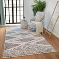 thumbnail image 1 of Mark&Day Area Rugs, 9x12 Gever Global Shag Charcoal Area Rug, Grey Cream White Carpet for Living Room, Bedroom or Kitchen (8'10" x 12'), 1 of 12