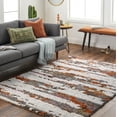 thumbnail image 1 of Mark&Day Area Rugs, 9x12 Glasco Global Ivory Area Rug, Grey Orange Red Carpet for Living Room, Bedroom or Kitchen (9'2" x 12'), 1 of 1