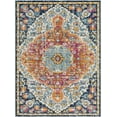thumbnail image 1 of Mark&Day Area Rugs, 9x12 Horzik Traditional Bright Orange Area Rug, Orange Yellow Blue Carpet for Living Room, Bedroom or Kitchen (9' x 12'3"), 1 of 6