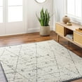 thumbnail image 1 of Mark&Day Area Rugs, 9x12 Hunters Hollow Global Ivory Area Rug, Ivory Grey Carpet for Living Room, Bedroom or Kitchen (9'2" x 11'11"), 1 of 5