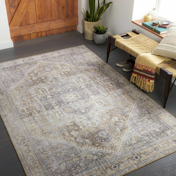 Mark&Day Area Rugs, 9x12 Maasdriel Traditional Light Gray Area Rug, Grey Beige Carpet for Living Room, Bedroom or Kitchen (9' x 12')