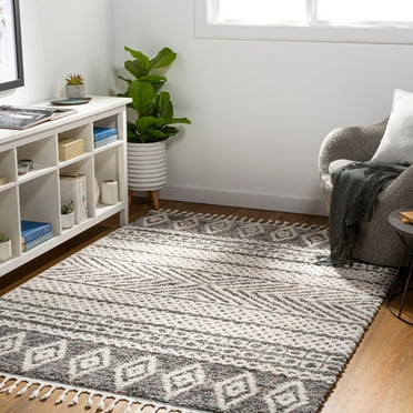 Mark&Day Area Rugs, 9x12 New Market Global Charcoal Area Rug (9' x 12')