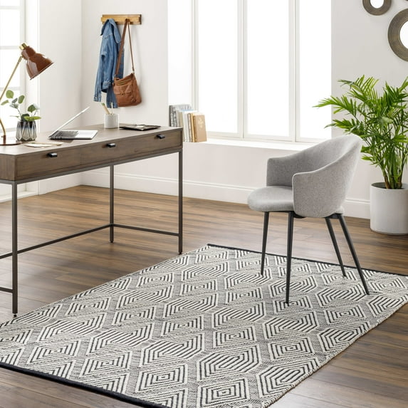 Mark&Day Area Rugs, 9x12 Owsley Modern Gray Area Rug, Grey Ivory Carpet for Living Room, Bedroom or Kitchen (9' x 12')