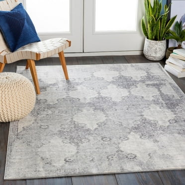 Mark&Day Area Rugs, 9x12 Pesse Traditional Medium Gray Area Rug (9' x 12'3")