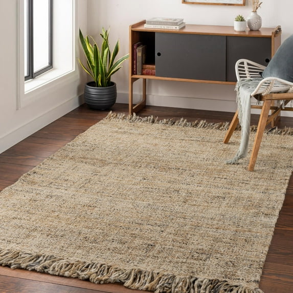Mark&Day Area Rugs, 9x12 Rakt Cottage Light Brown Area Rug (8'10" x 12')