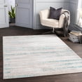 thumbnail image 1 of Mark&Day Area Rugs, 9x12 Rietven Modern Teal Area Rug, Cream Blue Carpet for Living Room, Bedroom or Kitchen (9' x 12'), 1 of 4