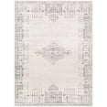 thumbnail image 1 of Mark&Day Area Rugs, 9x12 Sandebuur Global Medium Gray Area Rug, Grey White Carpet for Living Room, Bedroom or Kitchen (9' x 12'3"), 1 of 8