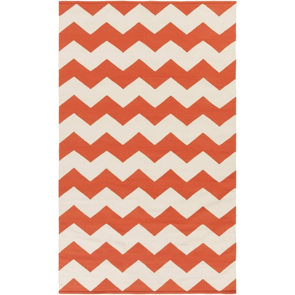 Mark&Day Area Rugs, 9x12 Zetten Modern Bright Orange Area Rug (9' x 12')