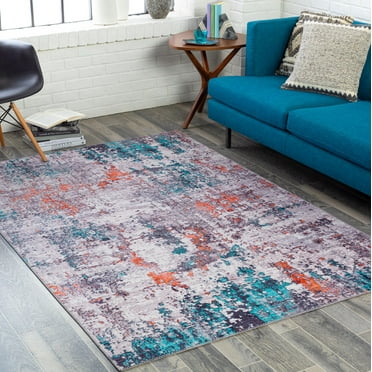 Mark&Day Area Rugs, 9x12 Zondveld Modern Orange Area Rug (9' x 12')