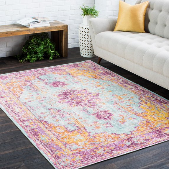 Mark&Day Area Rugs, 9x13 Everly Traditional Lavender Area Rug (9' x 12'10")