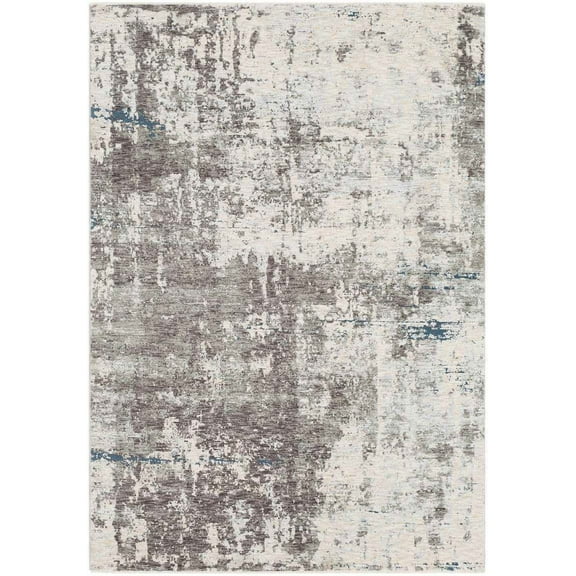 Mark&Day Area Rugs, 9x13 Itens Modern Medium Gray Marble Area Rug, Grey Black White Carpet for Living Room, Bedroom or Kitchen (9' x 13'1")