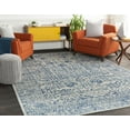thumbnail image 1 of Mark&Day Area Rugs, 9x13 Leo Traditional Dark Blue Area Rug (9' x 12'6"), 1 of 7