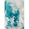 thumbnail image 1 of Mark&Day Area Rugs, 9x13 Perpignan Modern Aqua Area Rug, Blue Taupe Cream Carpet for Living Room, Bedroom or Kitchen (8'10" x 12'10"), 1 of 7