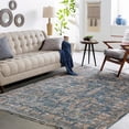 thumbnail image 1 of Mark&Day Area Rugs, 9x15 Rullen Traditional Navy Area Rug, Blue Beige Brown Carpet for Living Room, Bedroom or Kitchen (8'8" x 14'10"), 1 of 6