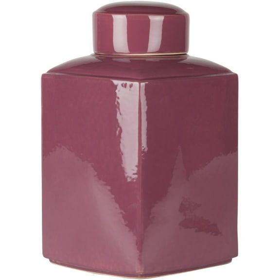 Mark&Day Jars, Ugarchin Modern Dark Purple Jar, Decorative Home Decor Accents for Living Room Bedroom Kitchen Office (13"H x 9"W x 9"D)