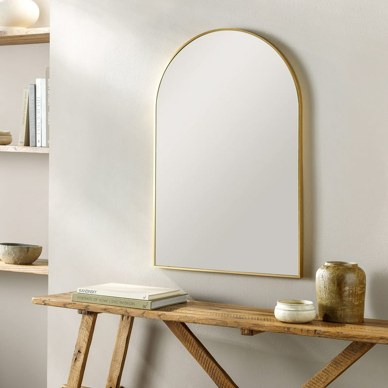 「ｙｕｍｉ」Mirror 55×200cm Mark&Day Mirrors, Yumi Modern Arched Wall Mirror for Living