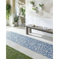 thumbnail image 1 of Mark&Day Outdoor Rugs, 3x10 Alem Modern Indoor/Outdoor Navy Runner Area Rug, Non Shedding Blue Carpet for Patio, Porch, Deck, Bedroom, Living Room or Kitchen (2'7" x 10' Runner), 1 of 7
