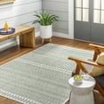 thumbnail image 1 of Mark&Day Outdoor Rugs, 3x10 Antibes Global Indoor/Outdoor Olive Green/Beige Runner Area Rug, Non Shedding Green Carpet for Patio, Porch, Deck, Bedroom, Living Room or Kitchen (2'7" x 10' Runner), 1 of 5