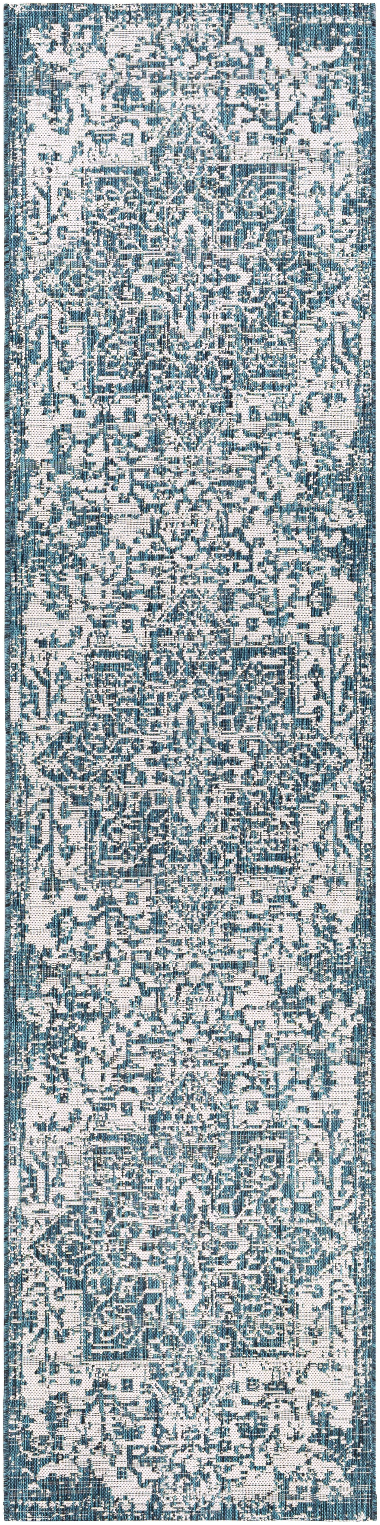 Mark&Day Outdoor Rugs, 3x10 Appelscha Traditional Indoor/Outdoor Green ...