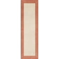 thumbnail image 1 of Mark&Day Outdoor Rugs, 2x12 Balgonie Cottage Indoor/Outdoor Burnt Orange Runner Area Rug, Non Shedding Cream Red Carpet for Patio, Porch, Deck, Bedroom, Living Room or Kitchen (2'5" x 11'10" Runner), 1 of 4
